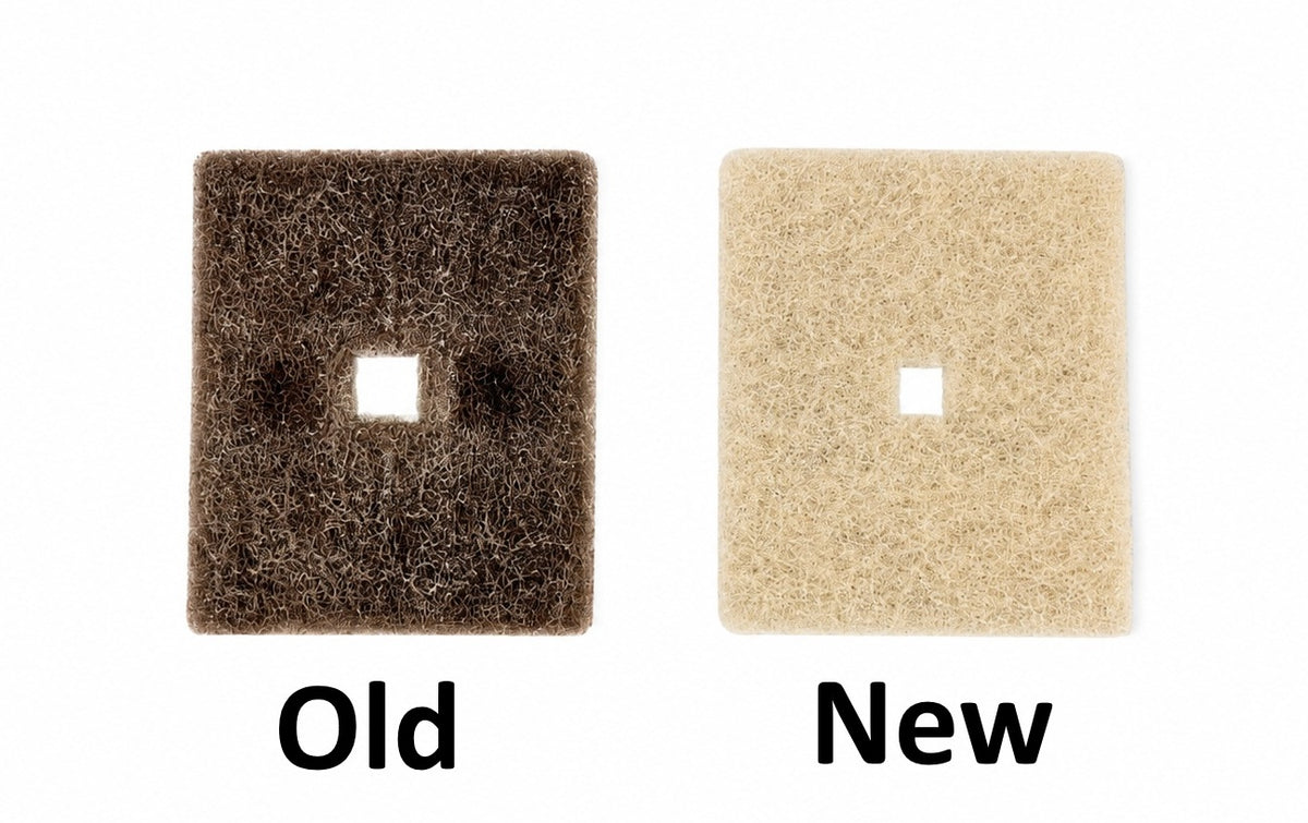 Showing old and new filter comparison