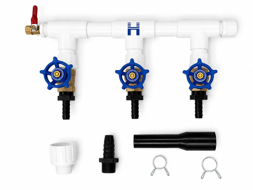 HIBLOW 3-Valve Manifold - Precision Airflow Control HIBLOW USA