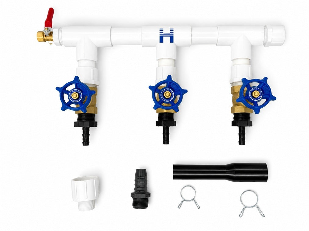 HIBLOW 3-Valve Manifold - Precision Airflow Control HIBLOW USA