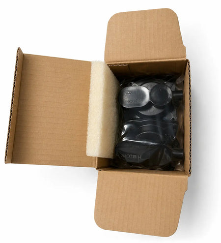 Cardboard box with Diaphragms, casings and filter for HP-60/80 Repair Kit for HIBLOW pond aerator and septic aerator pumps.