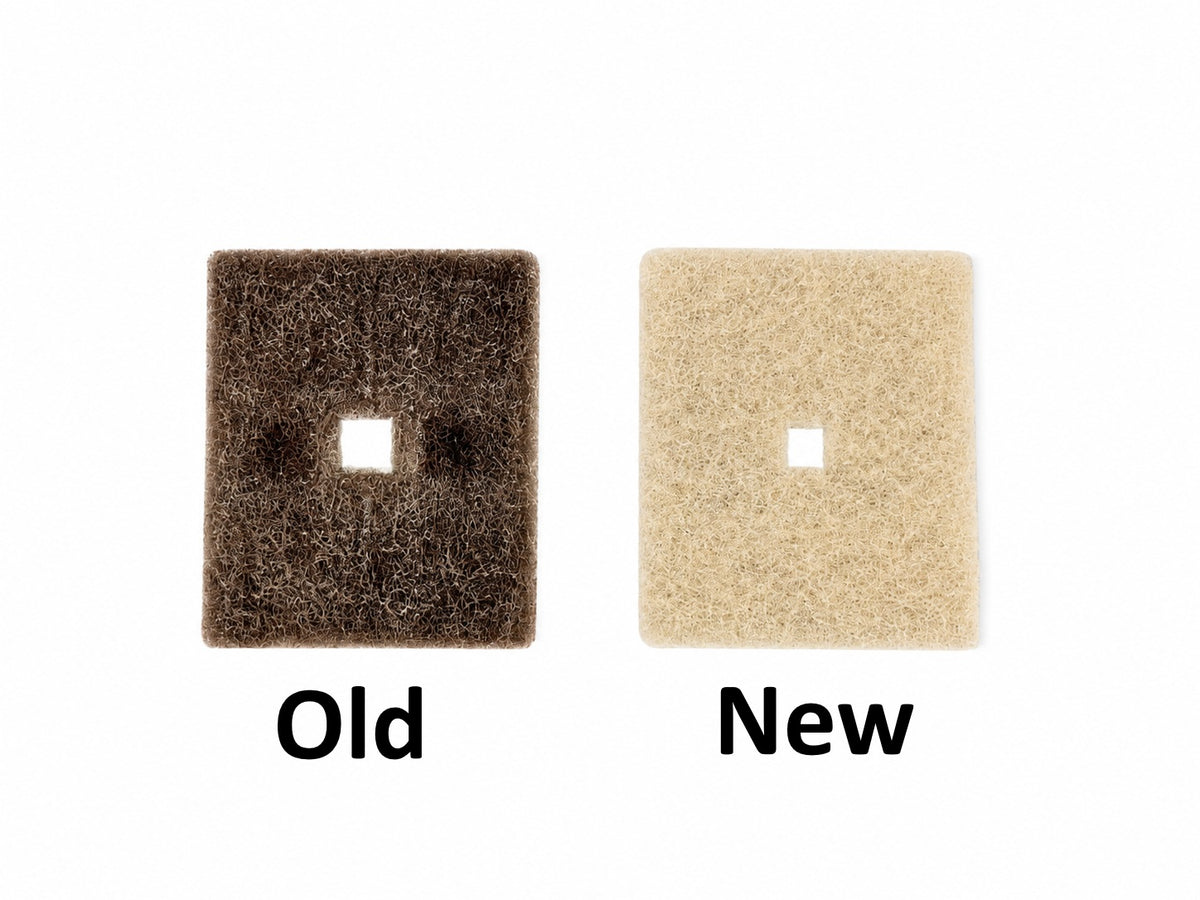 Showing old and new filter comparison