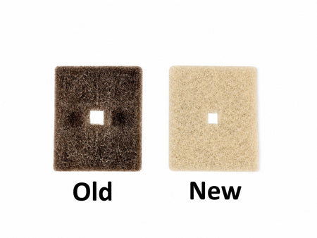Showing old and new filter comparison