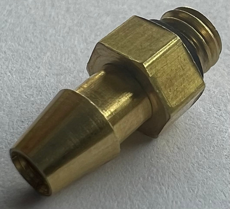 1/8" Brass barb for external alarm connection