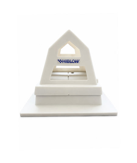 White, weatherproof plastic housing for aerator pump