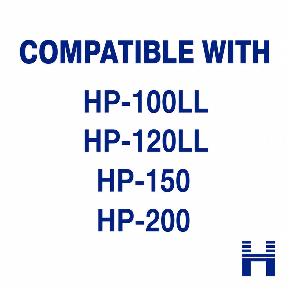 Compatible with HP-100LL/120LL, HP-150/200